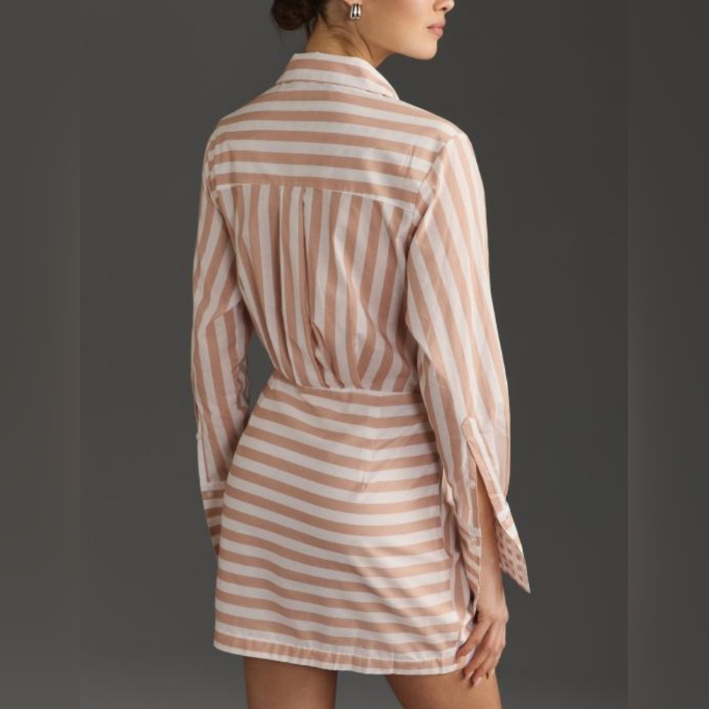 Le Superbe Montmartre Wrap Mini Dress Sandy Pink New Black Rabbit Gus Birney - Picture 4 of 12